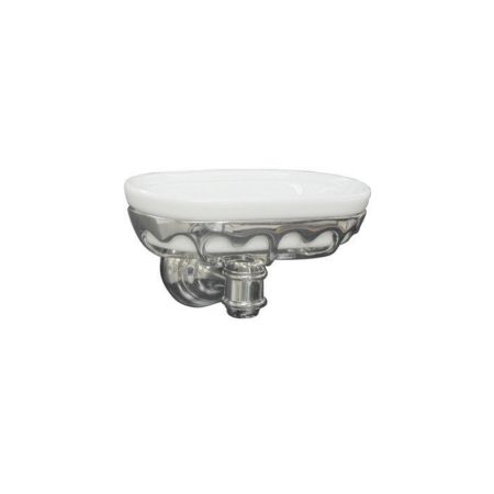 Wall Mounted Soap Dish With Ceramic Tray