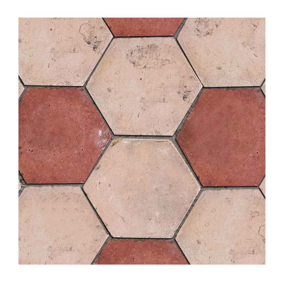 White & Red Terra Cotta Reclaimed