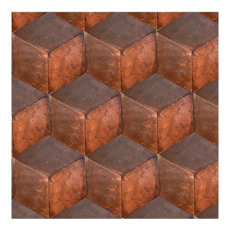 RTC-424-Cube Reclaimed Terra Cotta